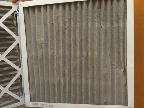 Dirty air filter in Hanover, MA