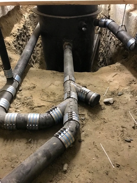 underground pipes